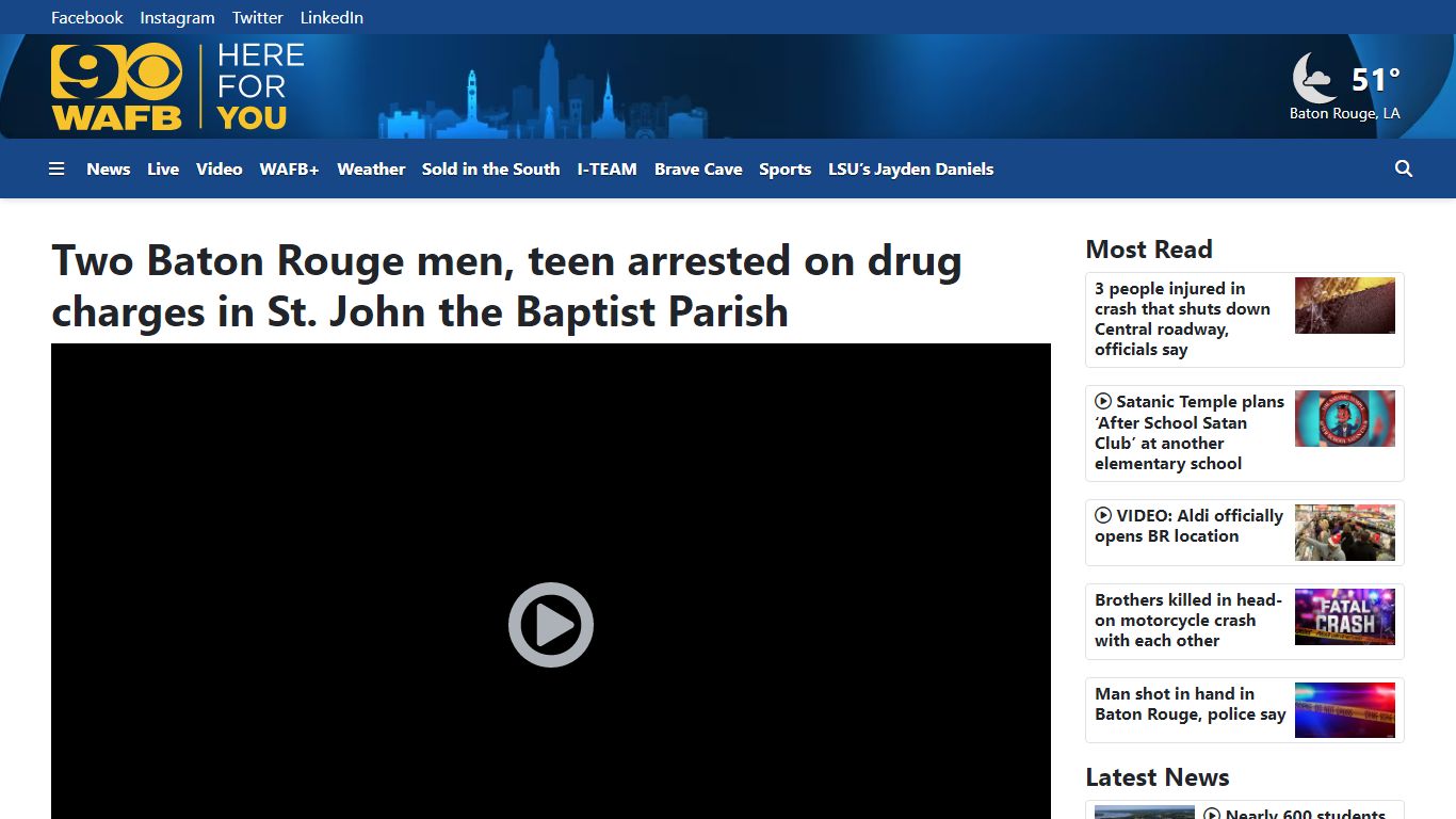 Two Baton Rouge men, teen arrested on drug charges in St. John the ...